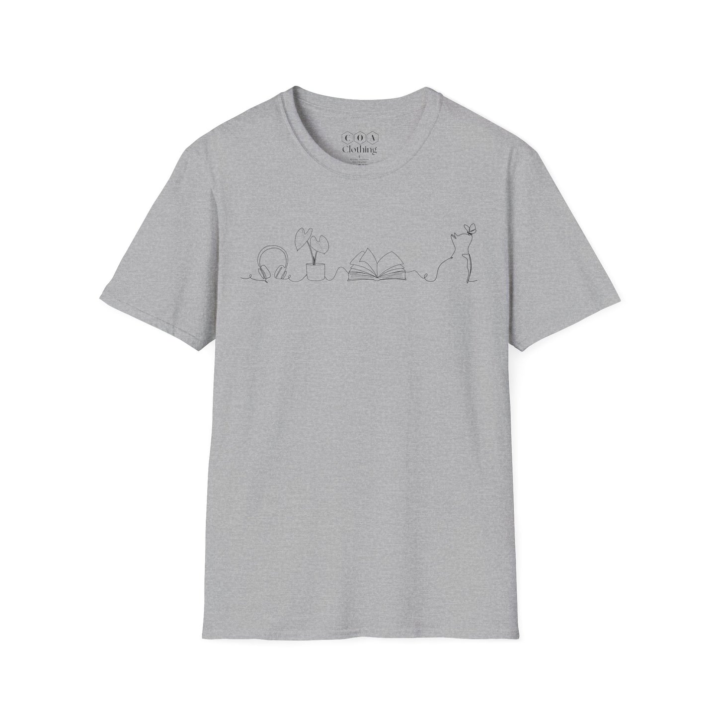Minimalistic Line Art T-shirt