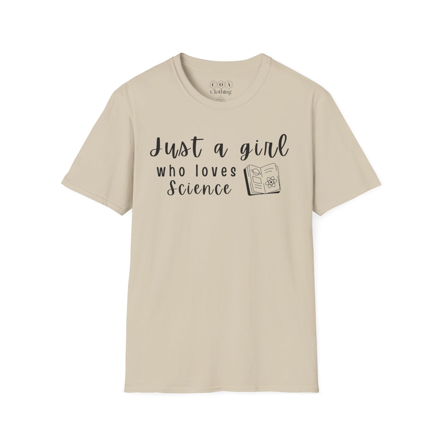 Just A Girl Who Loves Science T-shirt