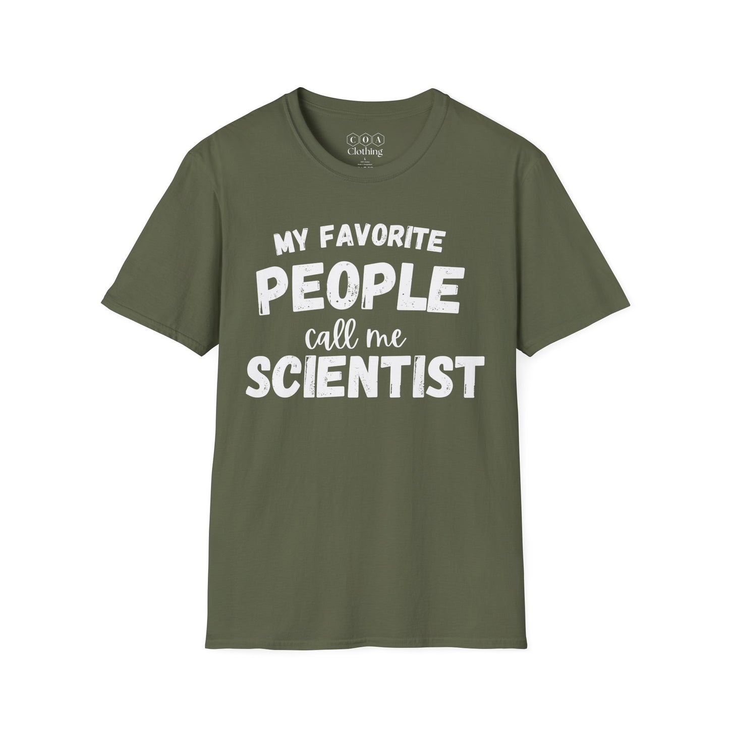 My Favorite People Call Me Scientist T-shirt