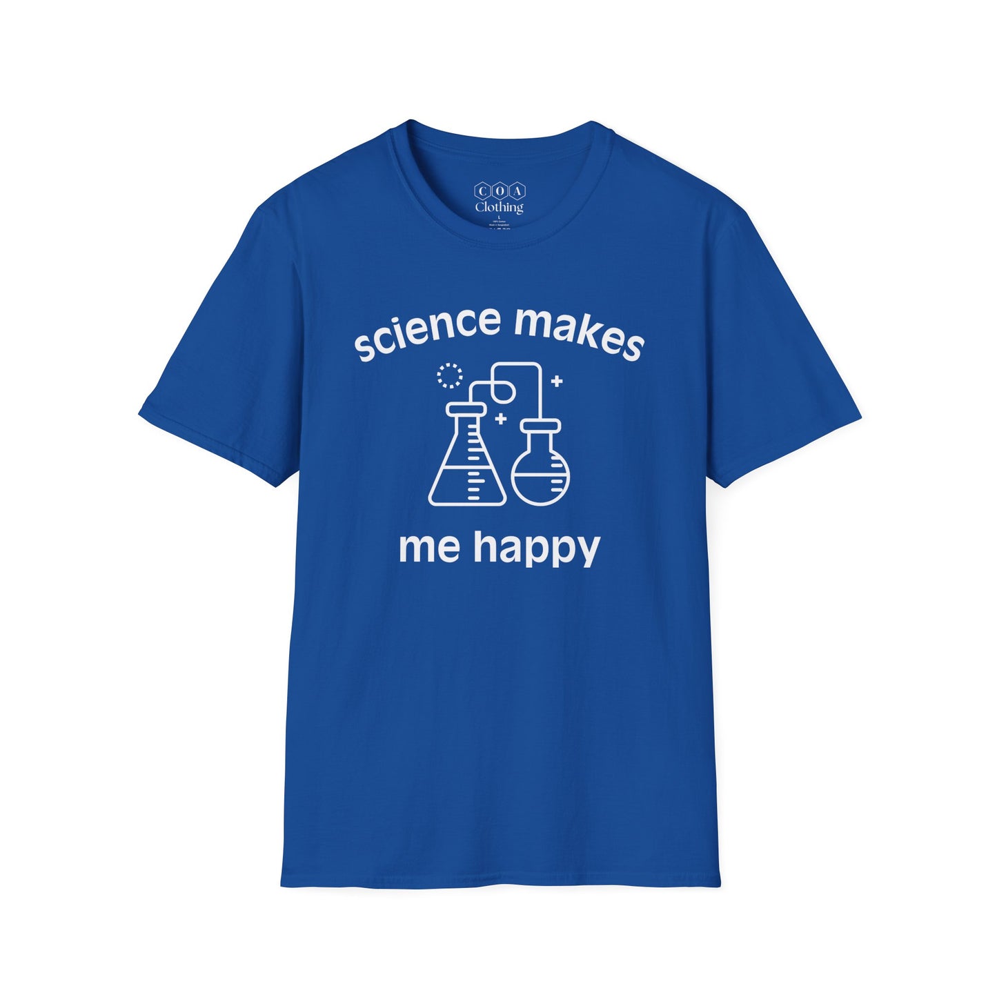Science Makes Me Happy T-shirt