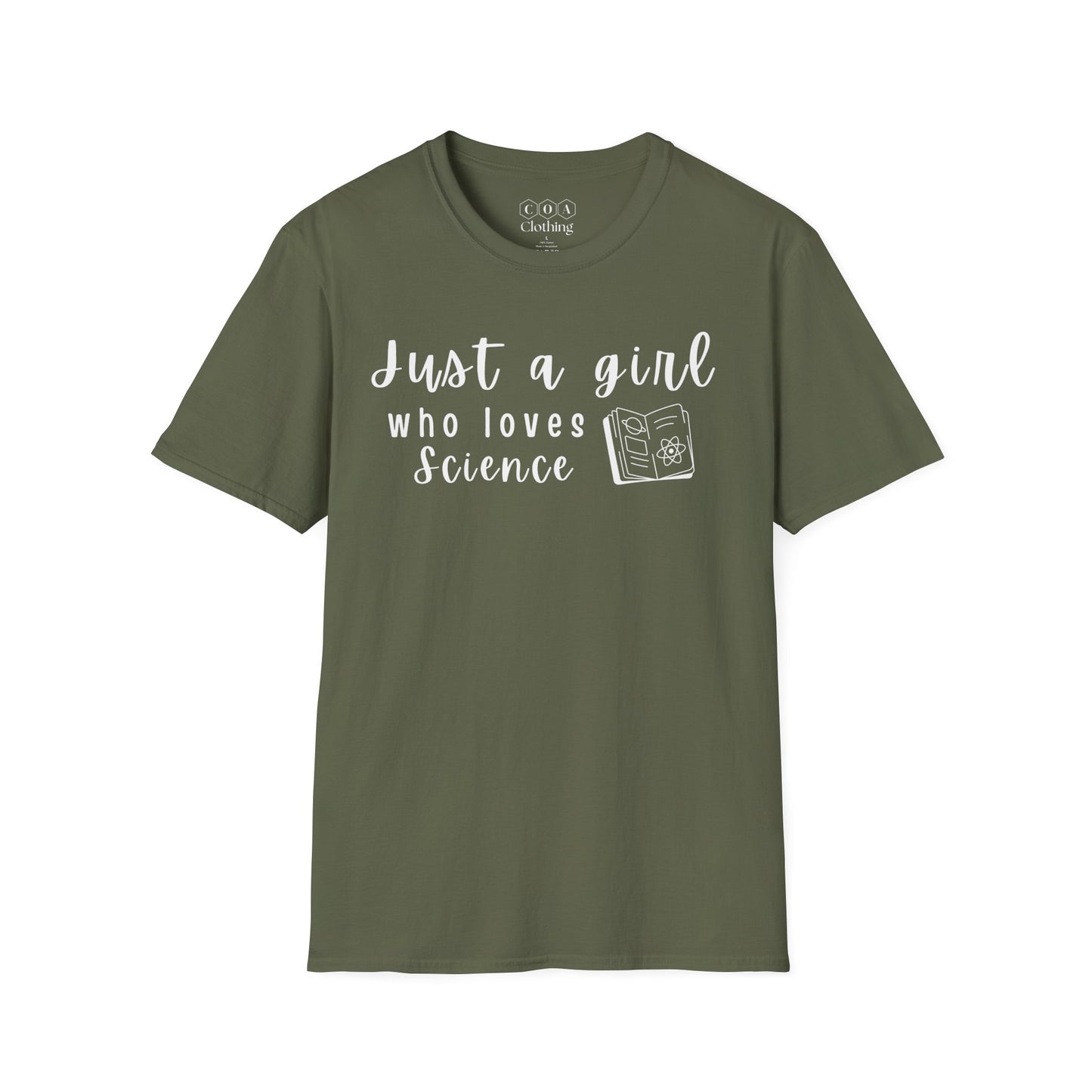Just A Girl Who Loves Science T-shirt