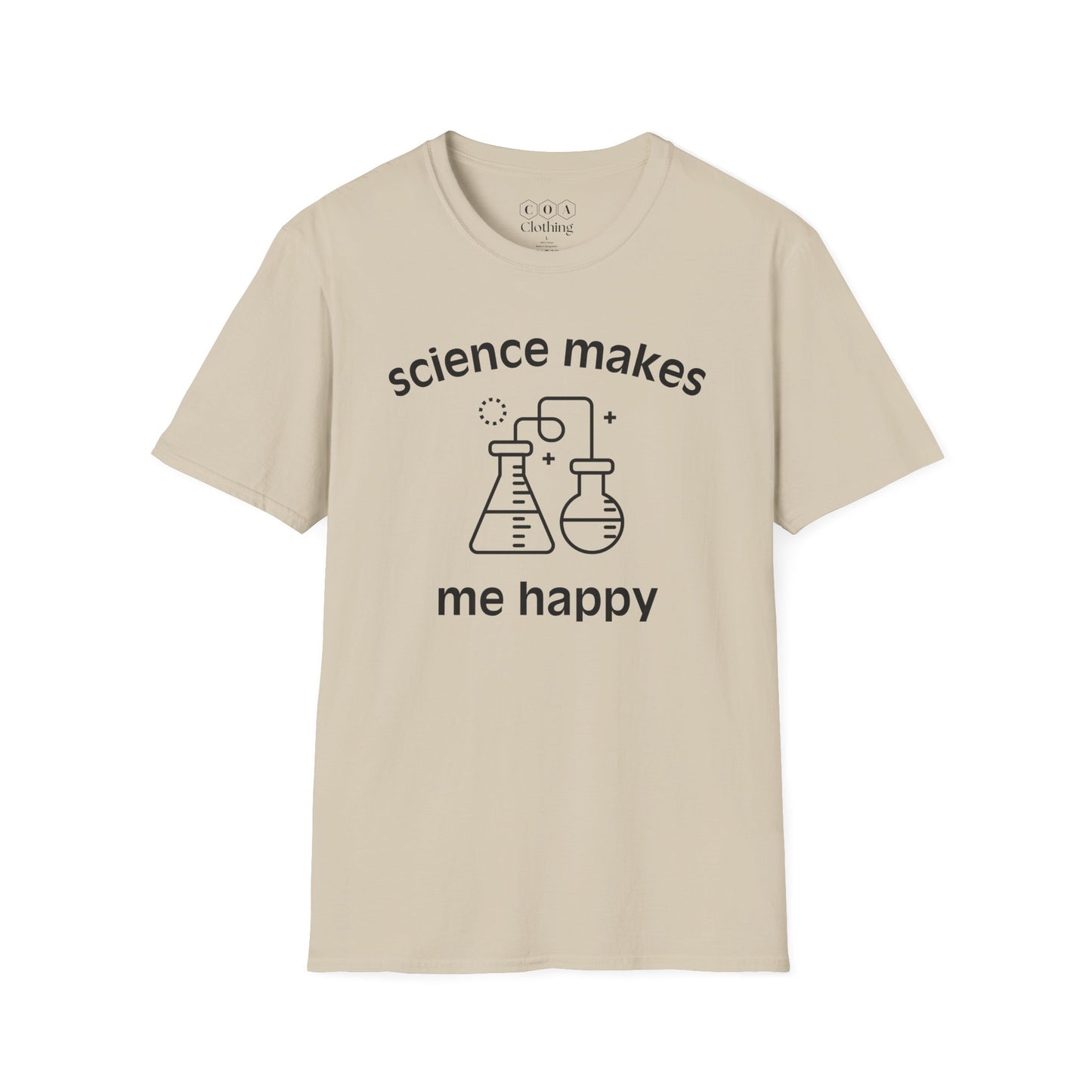 Science Makes Me Happy T-shirt