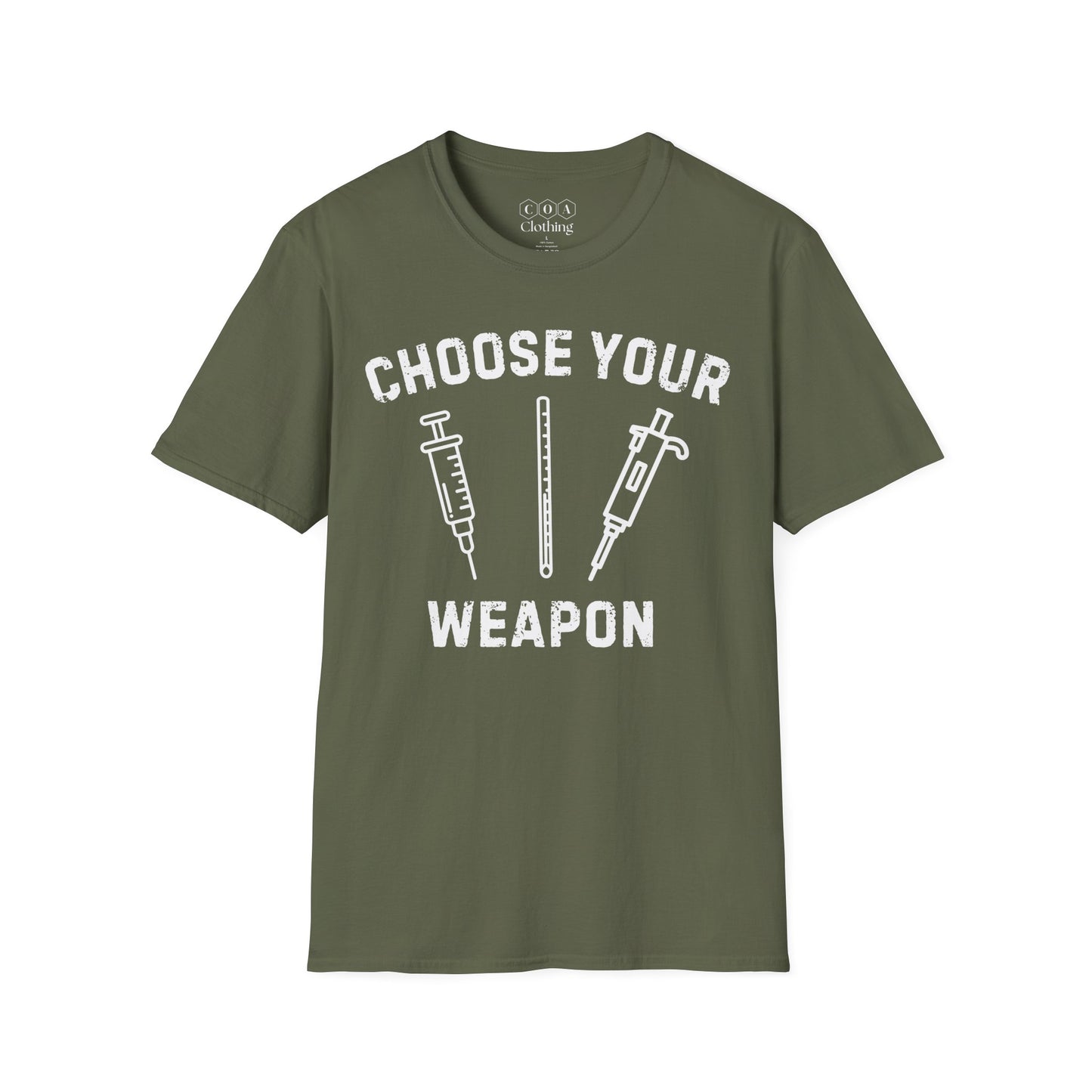 Choose Your Weapon T-shirt