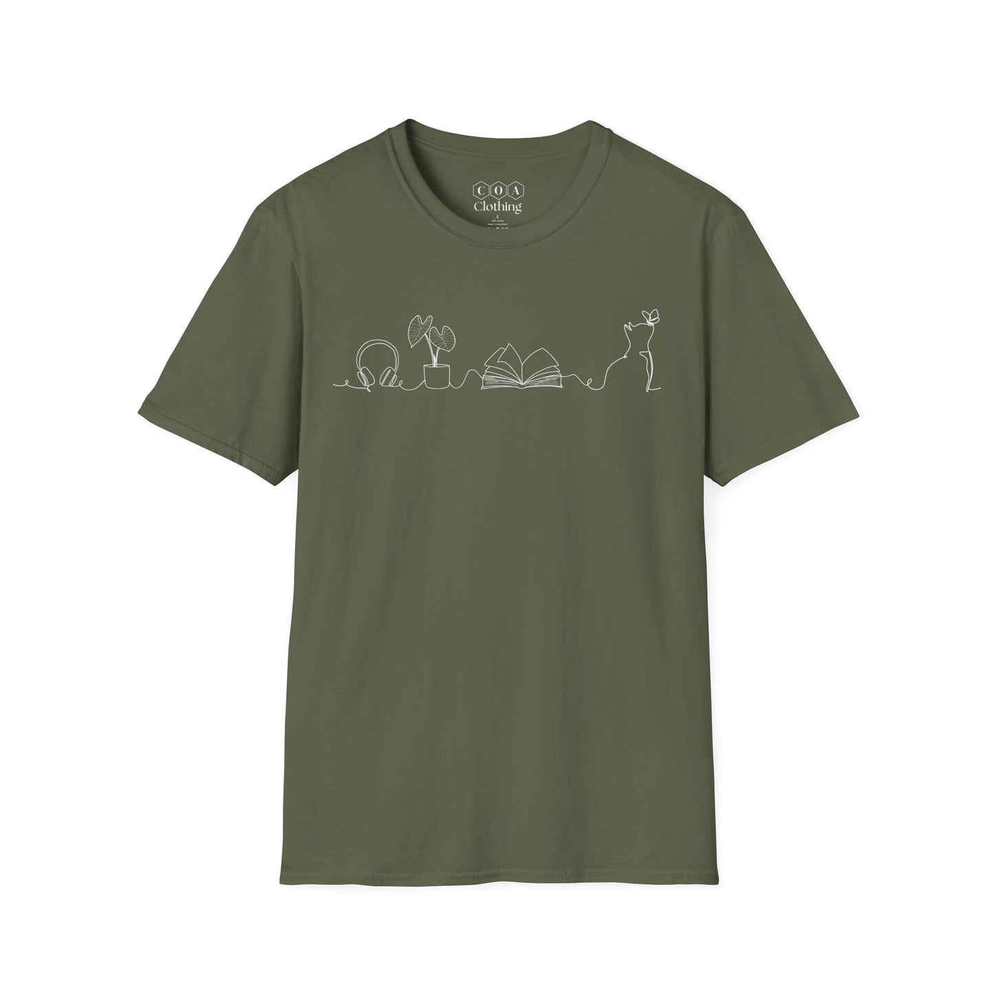 Minimalistic Line Art T-shirt