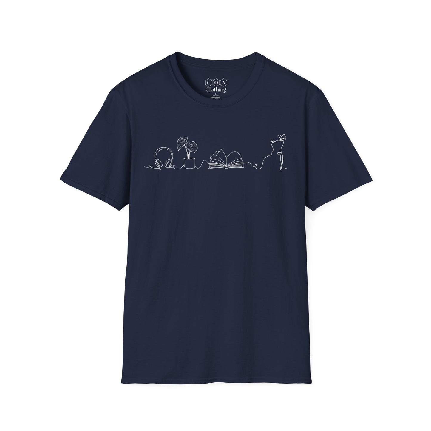 Minimalistic Line Art T-shirt