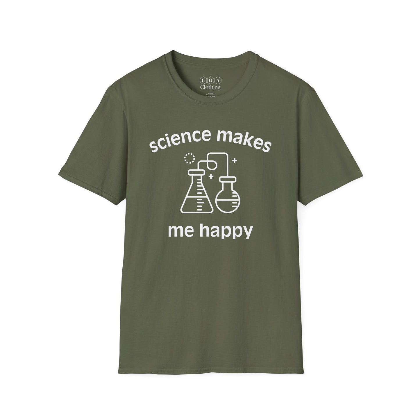 Science Makes Me Happy T-shirt