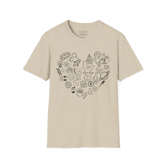 Science Heart T-shirt